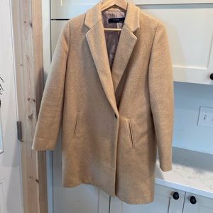 Zara Wool Single Button Coat